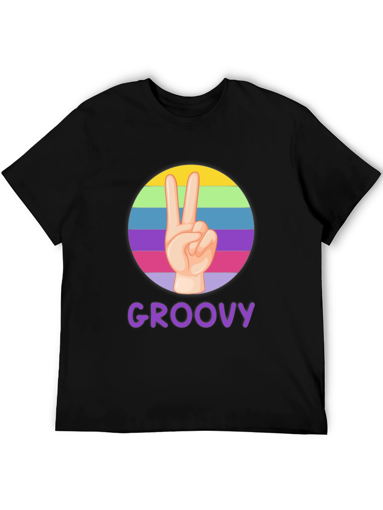 Groovy Peace Sign T-Shirt - Retro Style