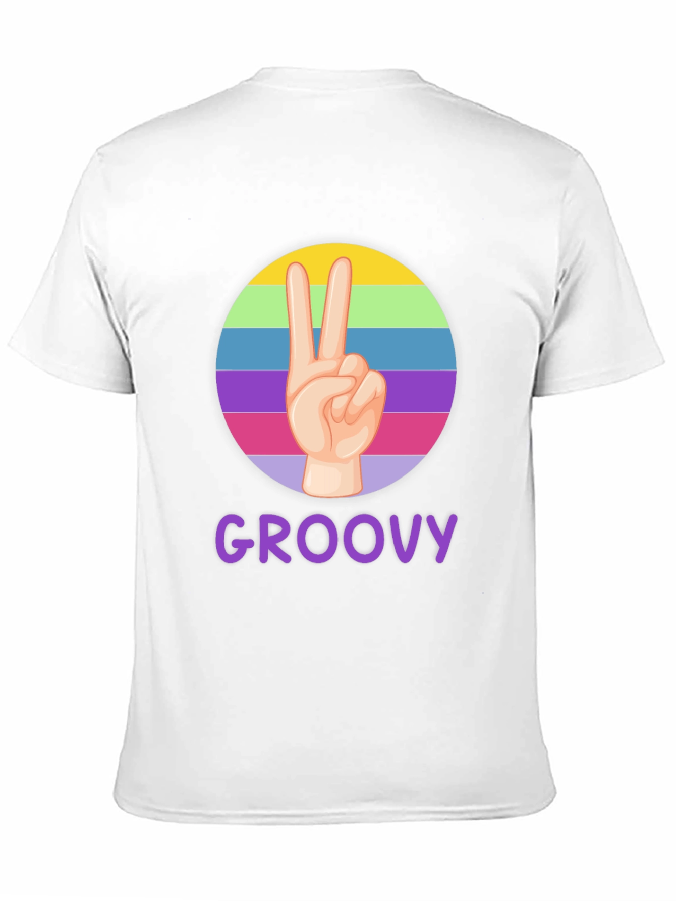 Groovy Peace Sign T-Shirt - Retro Style