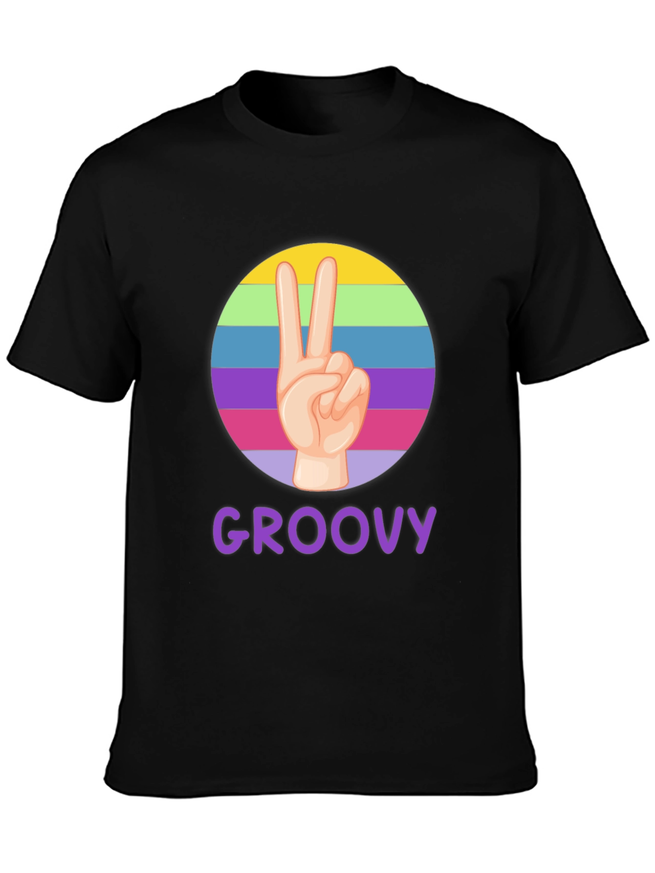 Groovy Peace Sign T-Shirt - Retro Style