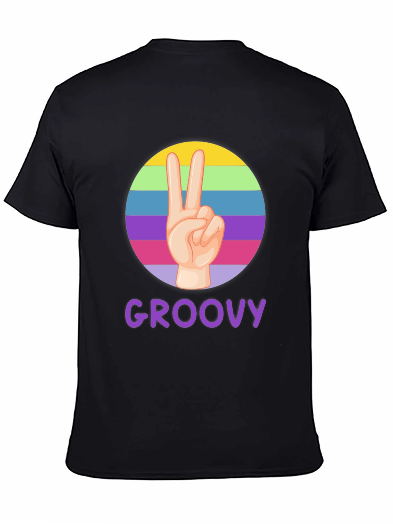 Groovy Peace Sign T-Shirt - Retro Style