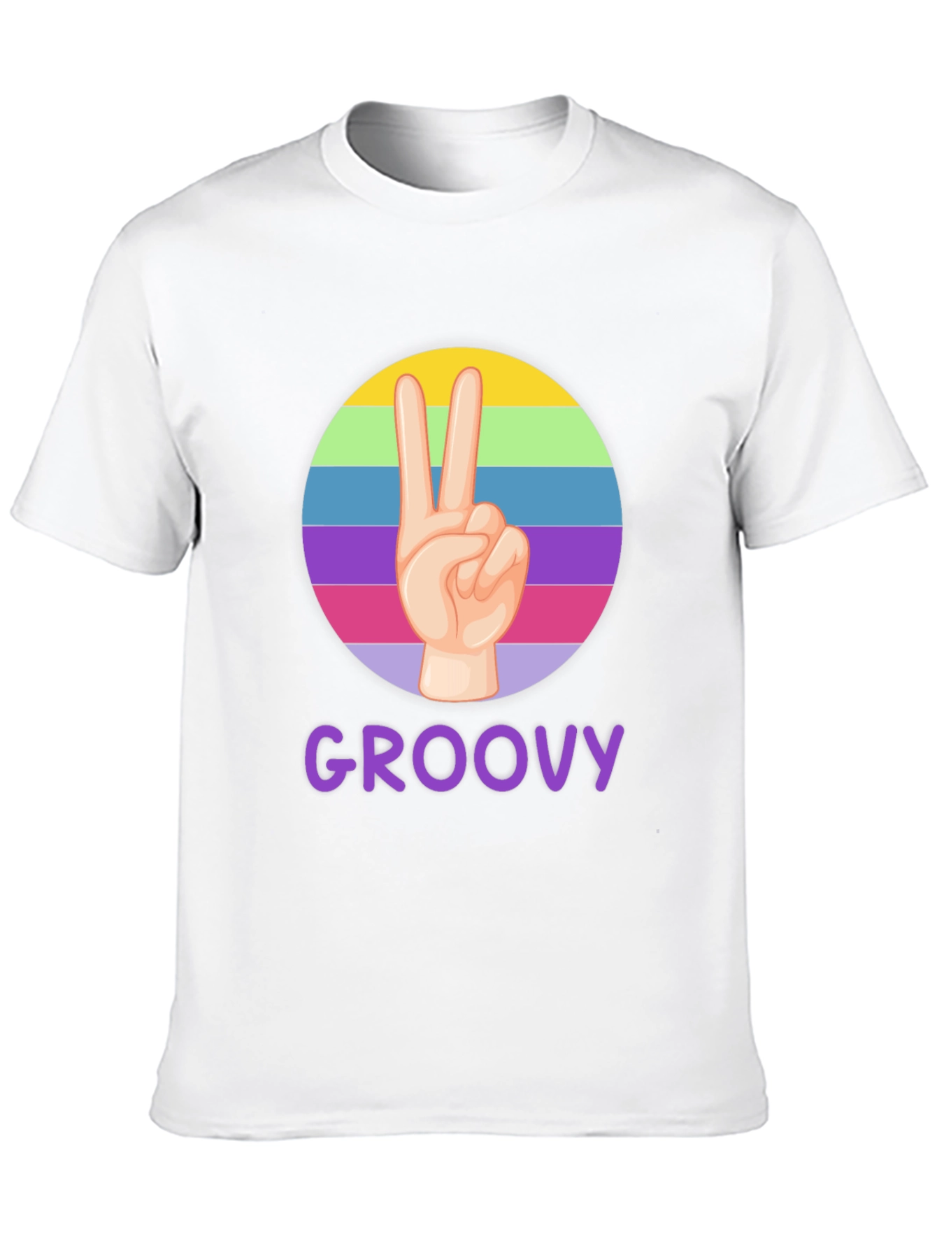 Groovy Peace Sign T-Shirt - Retro Style