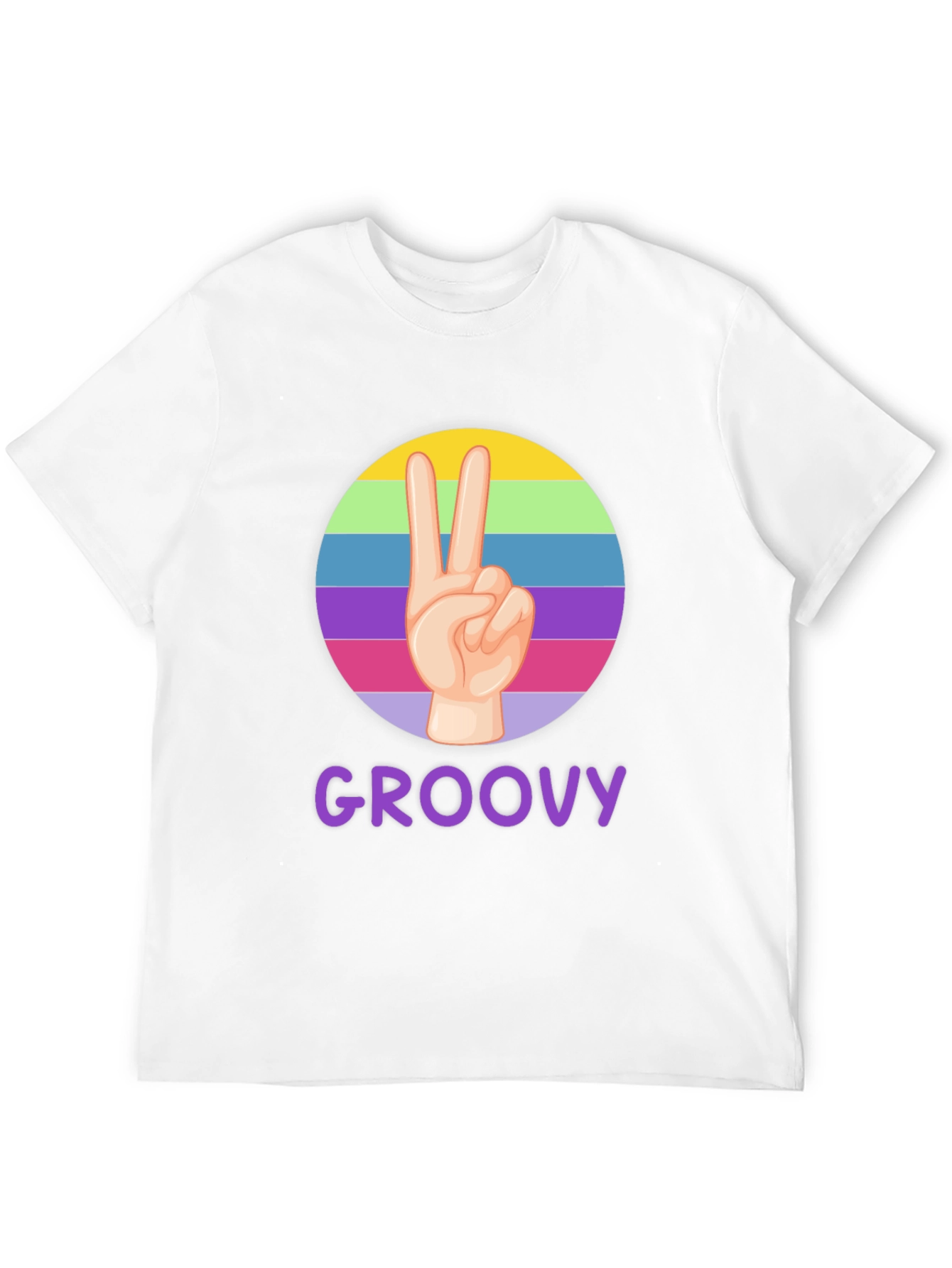 Groovy Peace Sign T-Shirt - Retro Style