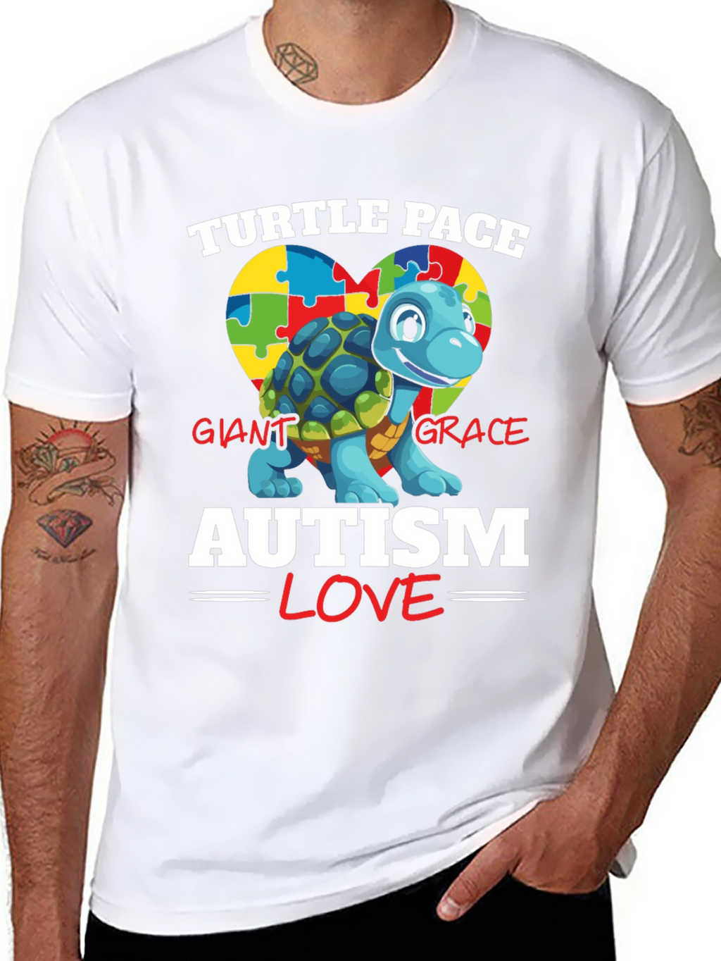 Autism Awareness Turtle Pace T-Shirt