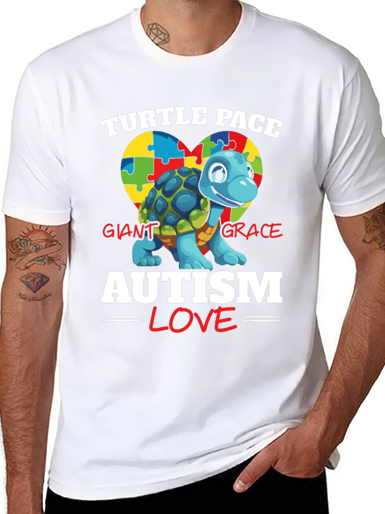 Autism Awareness Turtle Pace T-Shirt