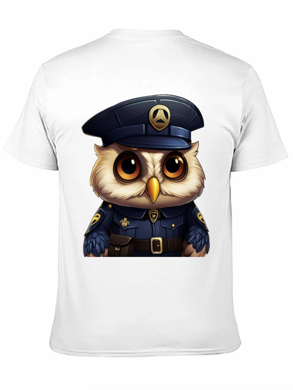Owl Police Officer T-Shirt