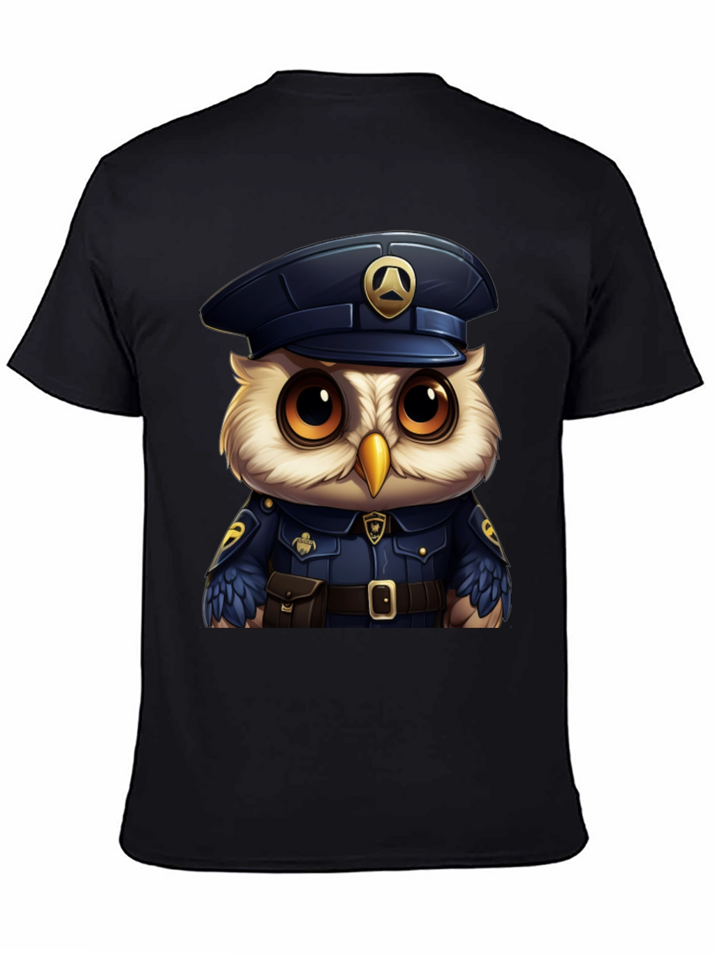 Owl Police Officer T-Shirt