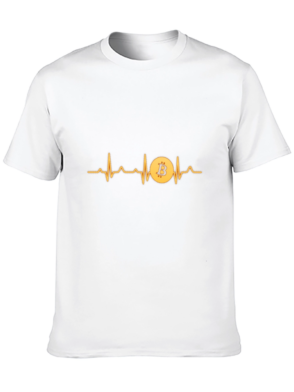Bitcoin Heartbeat Tee - Crypto Lovers T-Shirt