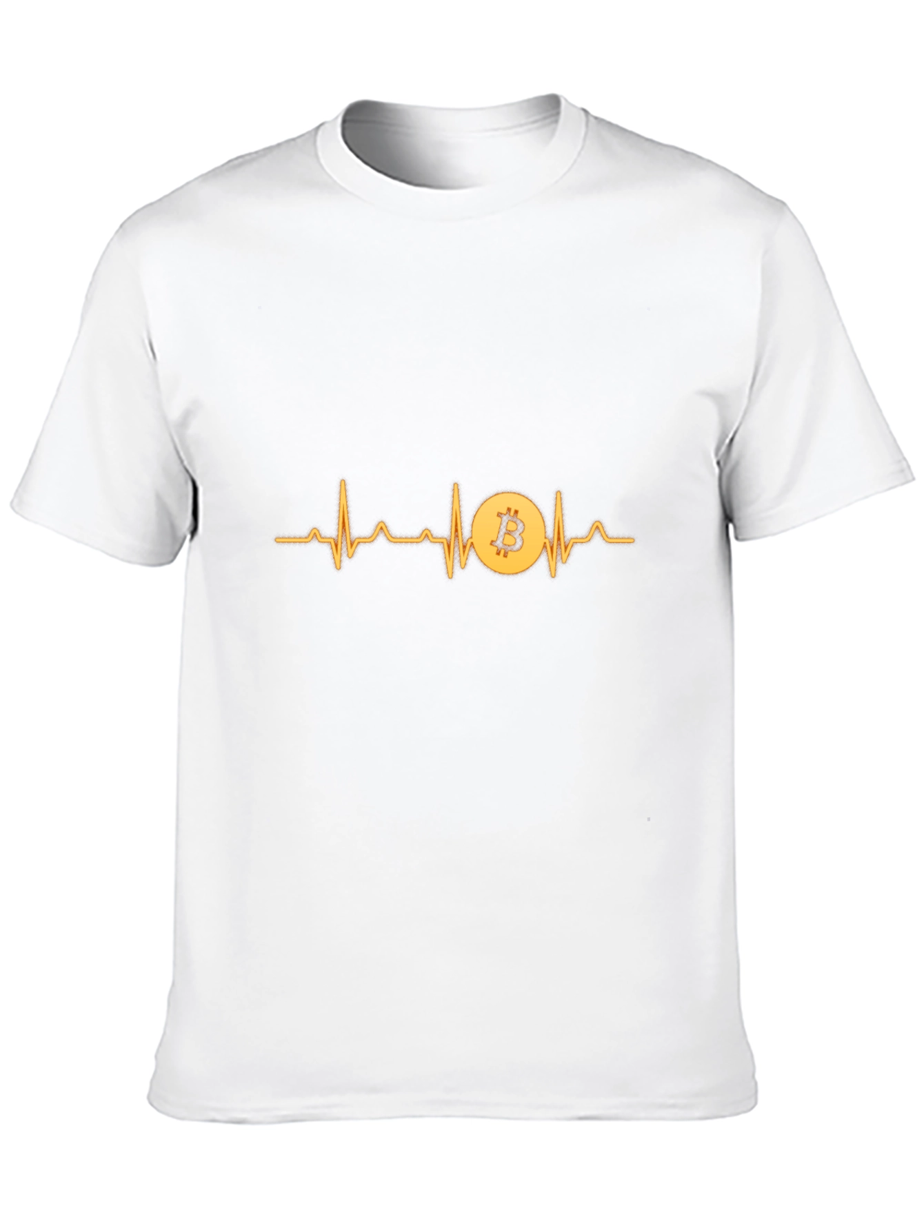 Bitcoin Heartbeat Tee - Crypto Lovers T-Shirt