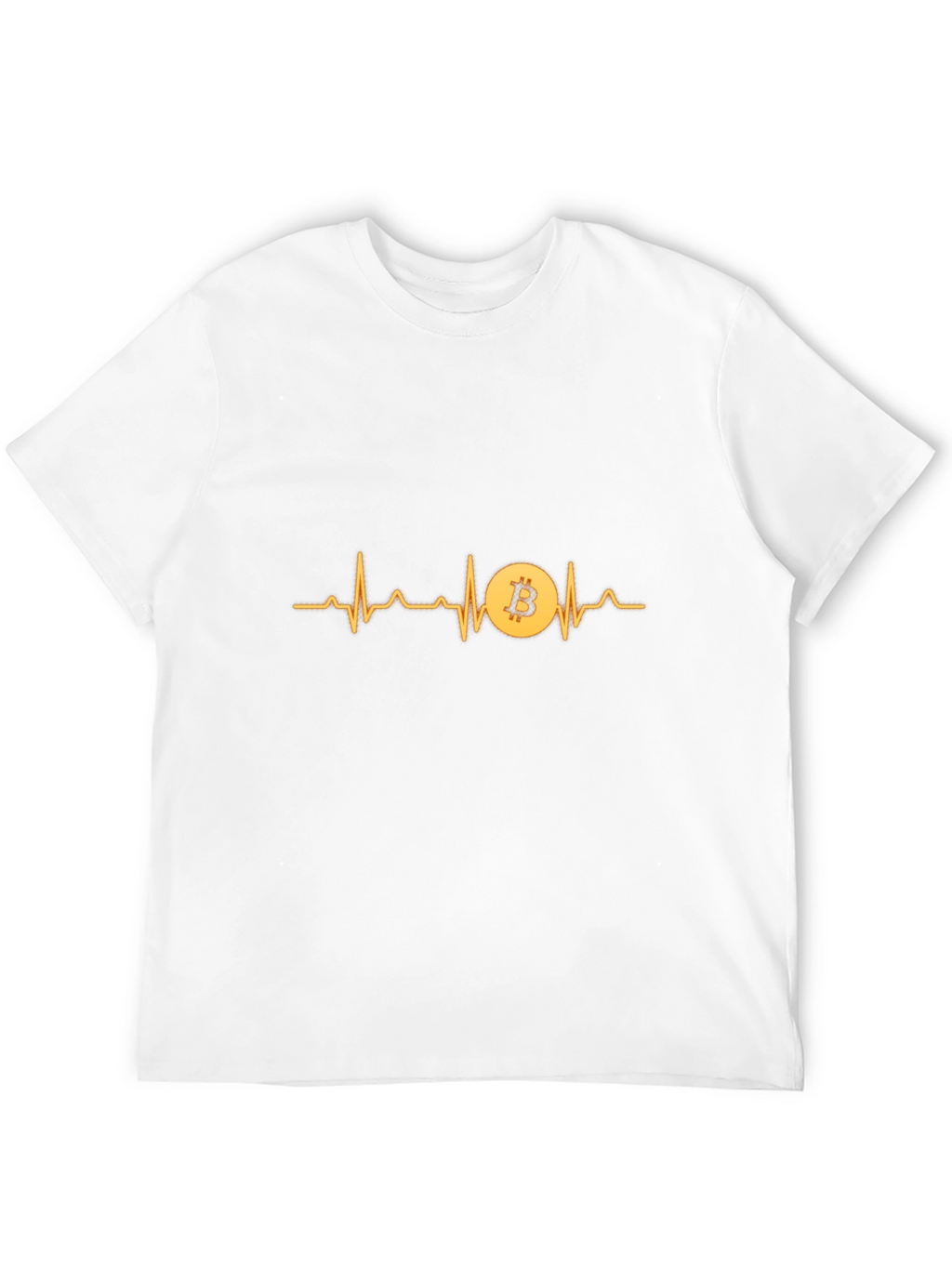 Bitcoin Heartbeat Tee - Crypto Lovers T-Shirt
