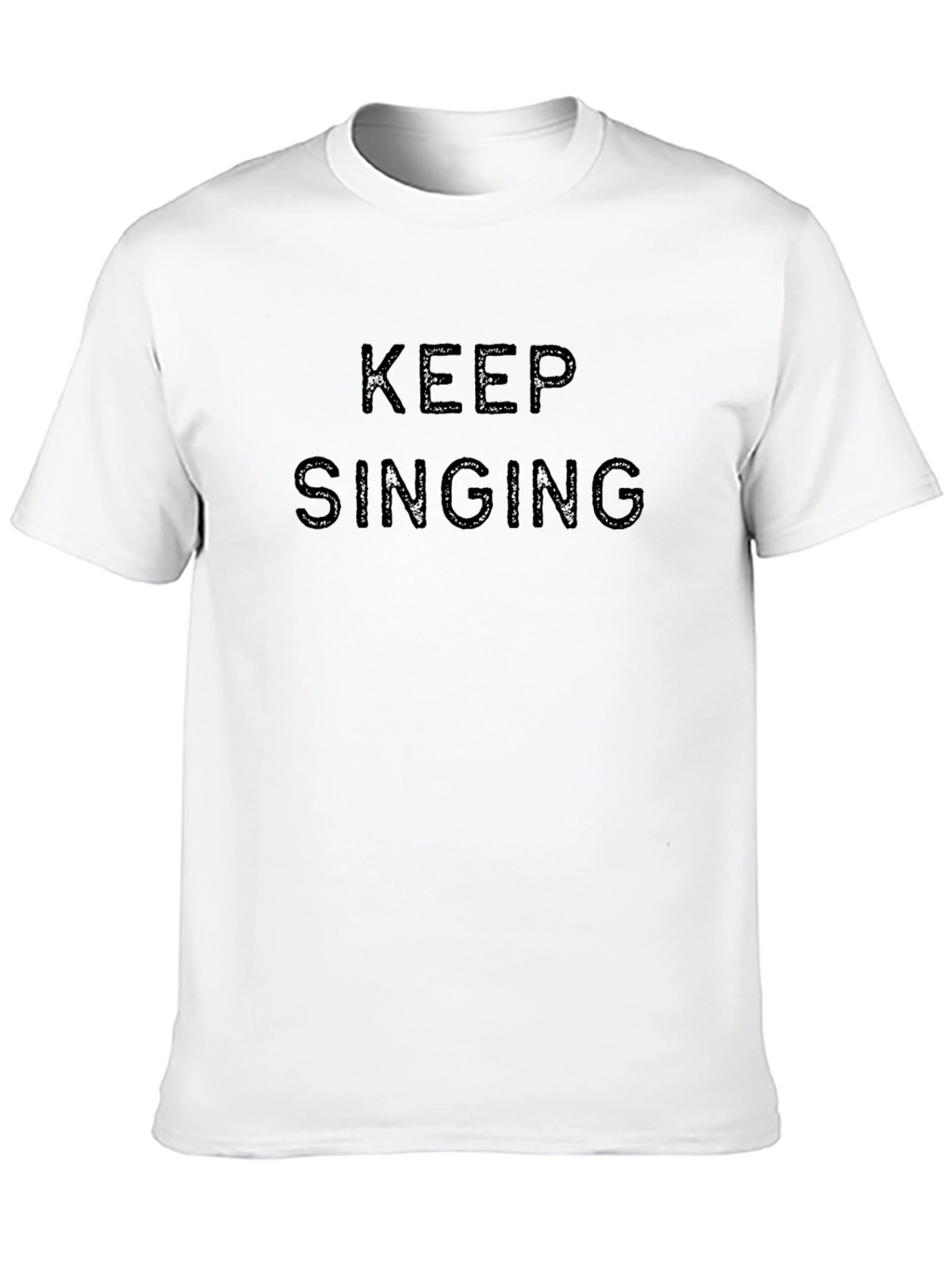 Keep Singing Black T-Shirt