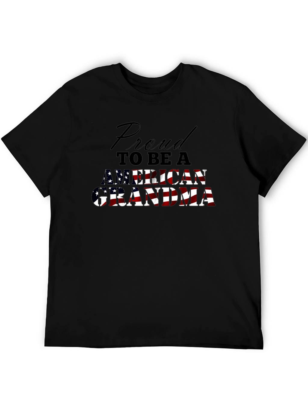 Proud American Grandma Graphic T-Shirt