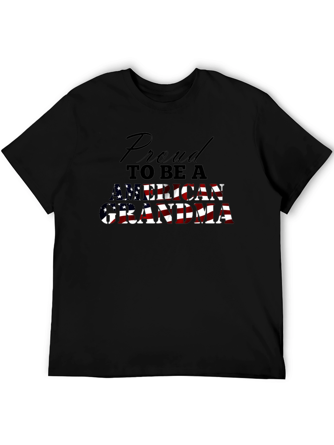 Proud American Grandma Graphic T-Shirt