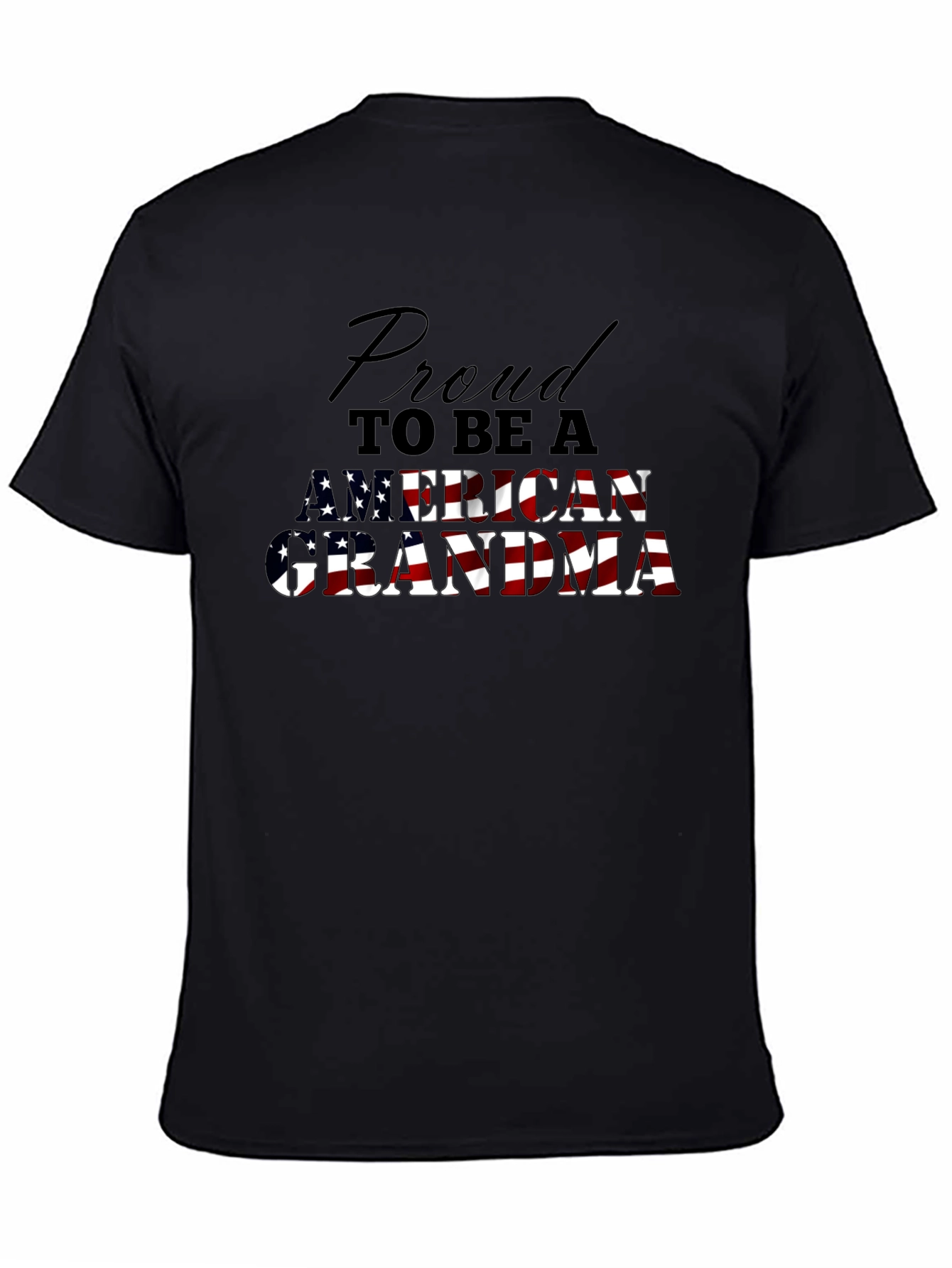 Proud American Grandma Graphic T-Shirt