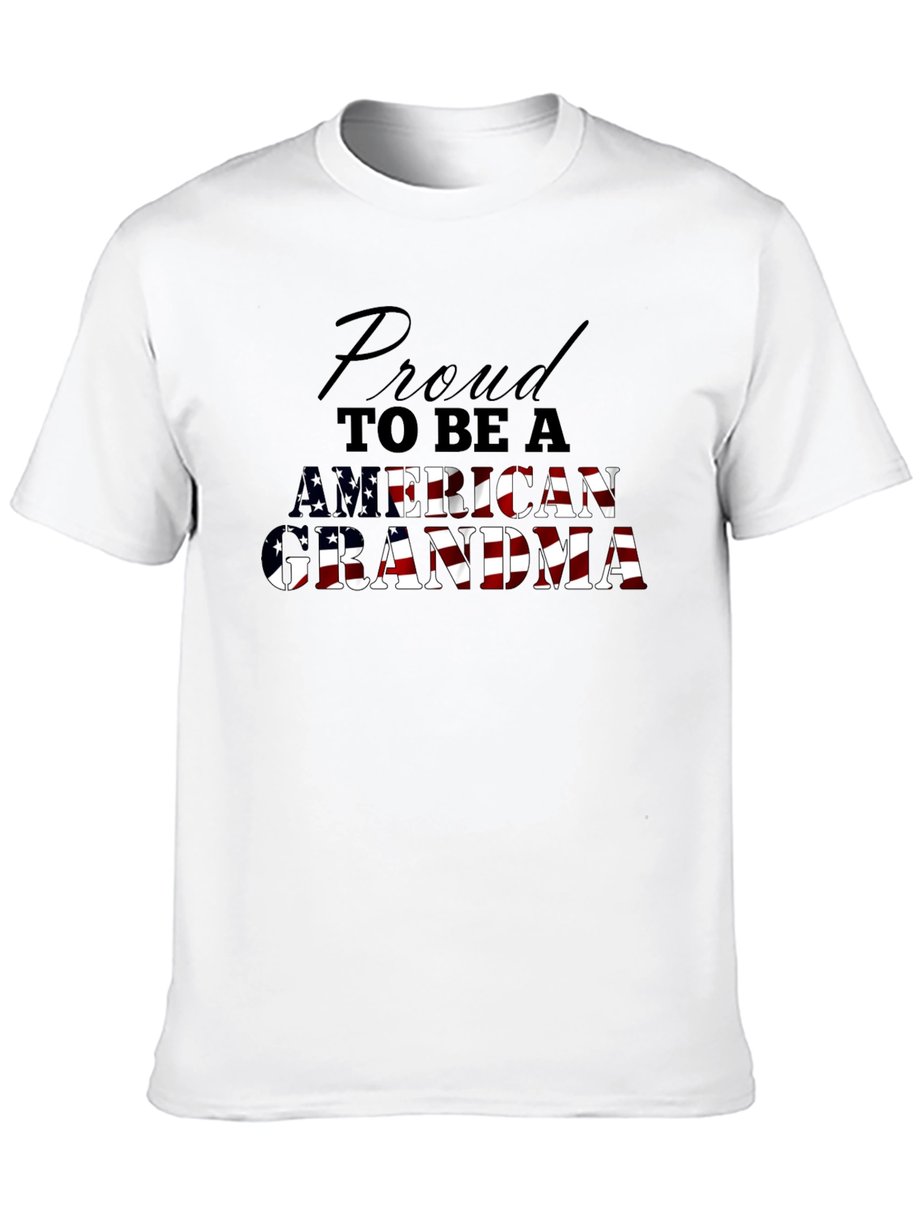 Proud American Grandma Graphic T-Shirt