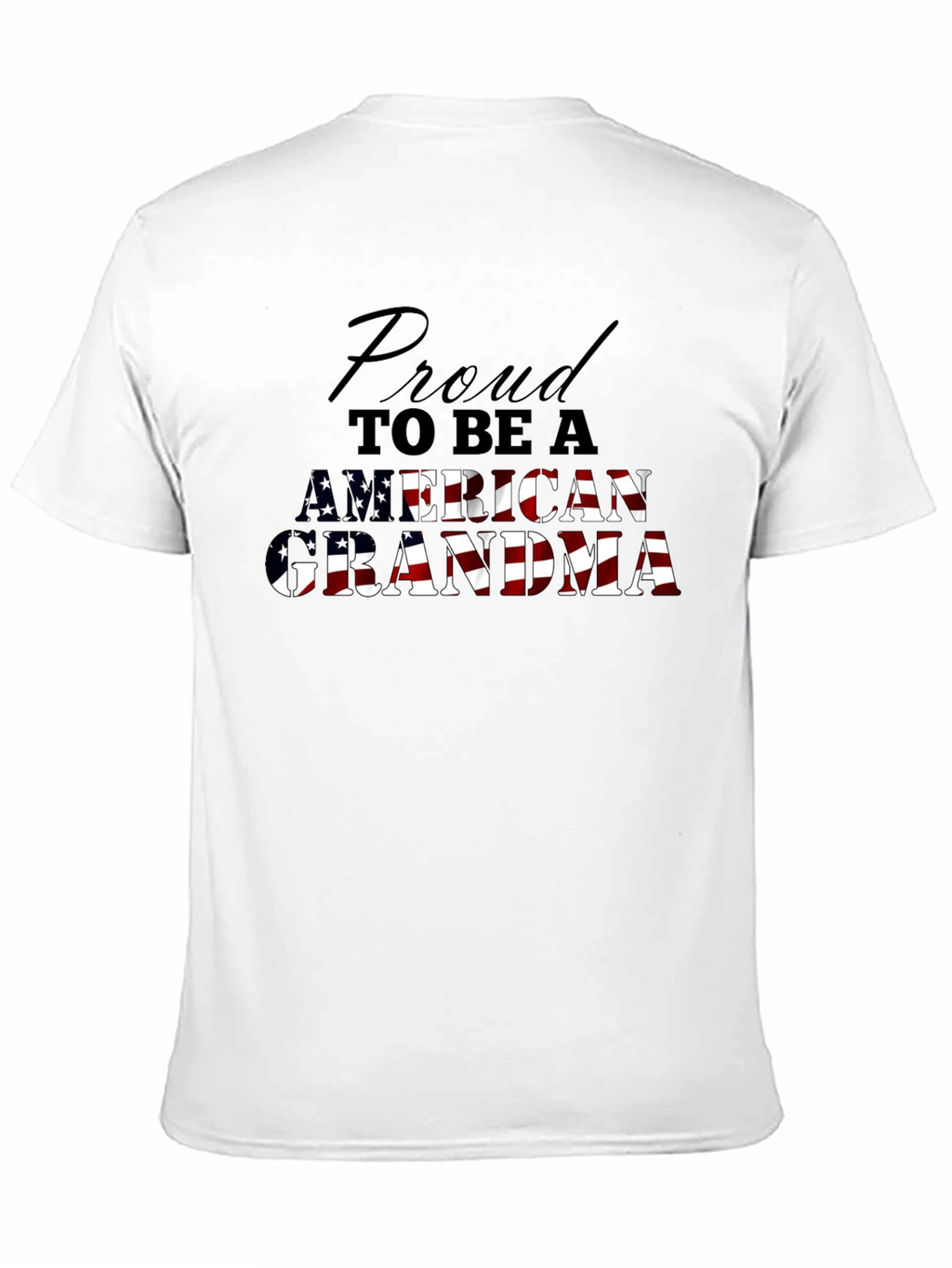Proud American Grandma Graphic T-Shirt