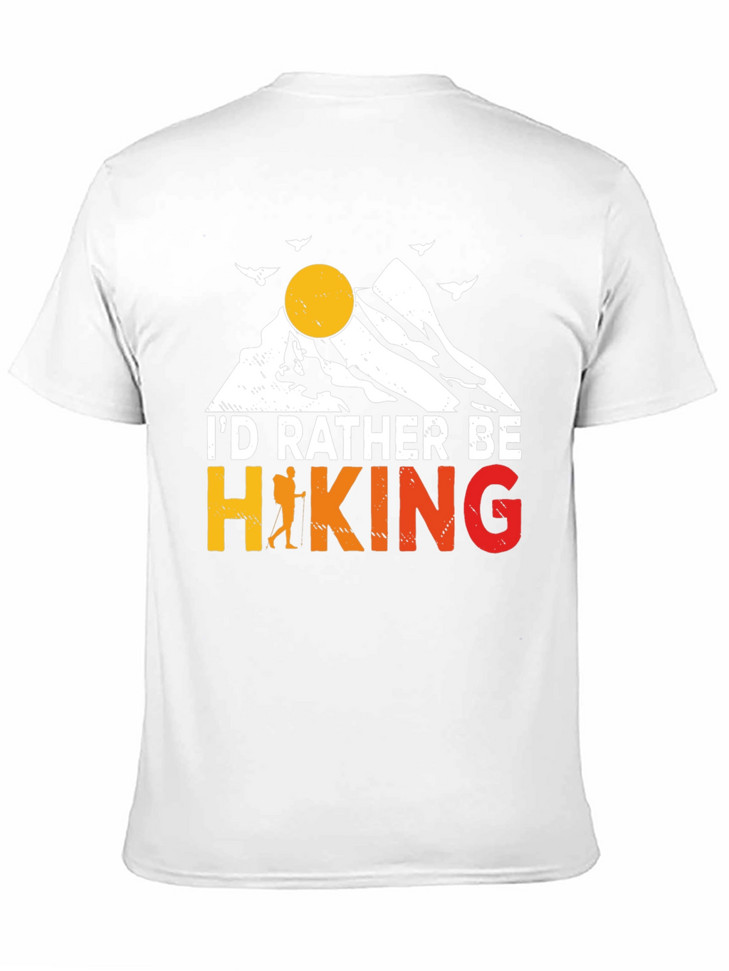 Hiking Graphic Tee - Id Rather Be Hiking T-Shirt