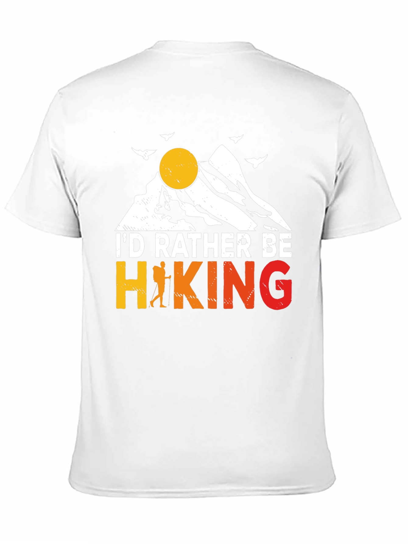 Hiking Graphic Tee - Id Rather Be Hiking T-Shirt