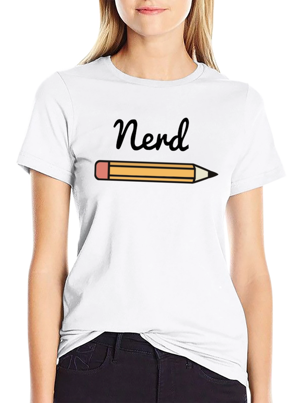 Nerd Pencil Graphic T-Shirt - Geek Chic Tee
