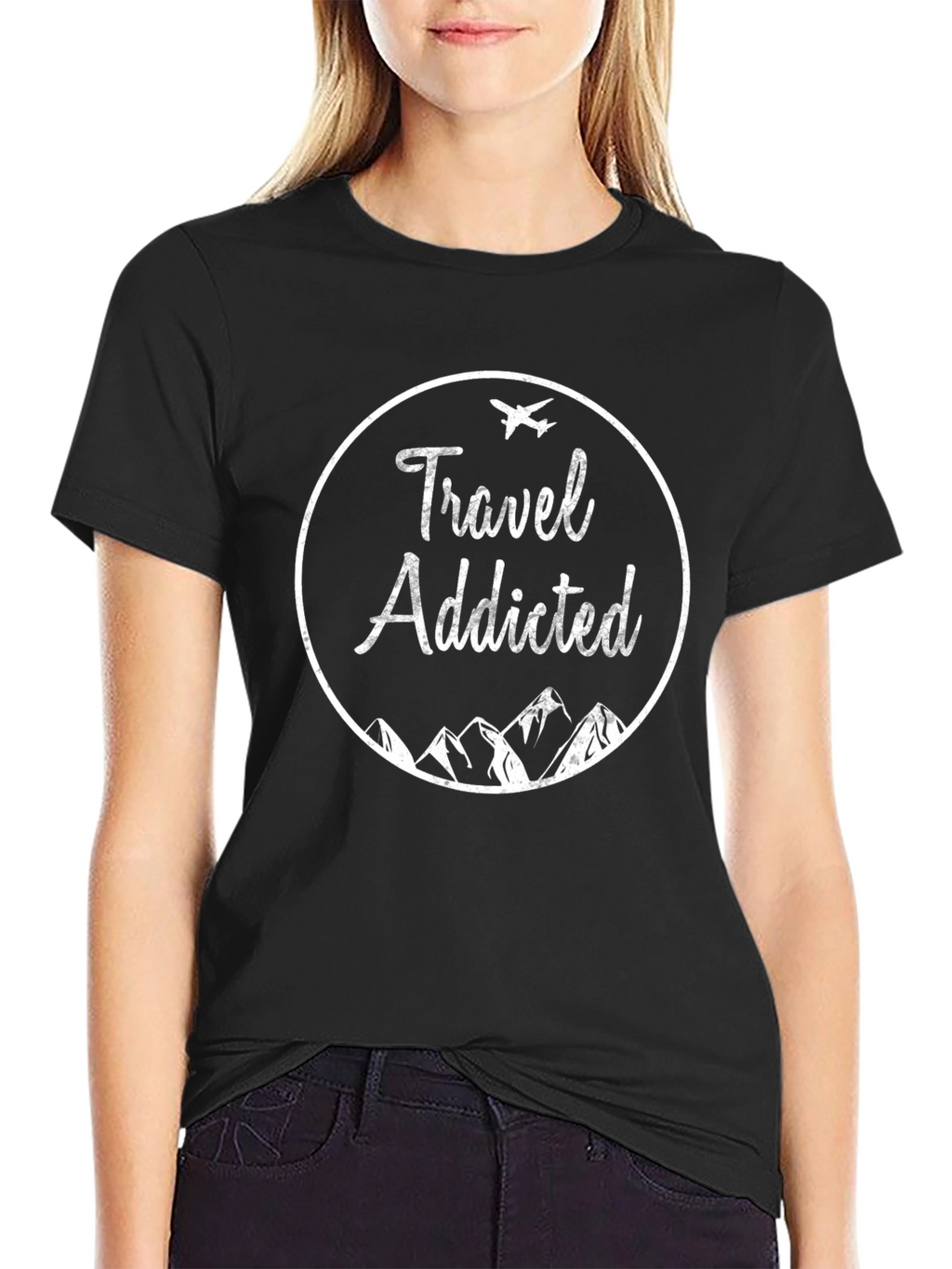 Travel Addicted Graphic T-Shirt for Adventurers