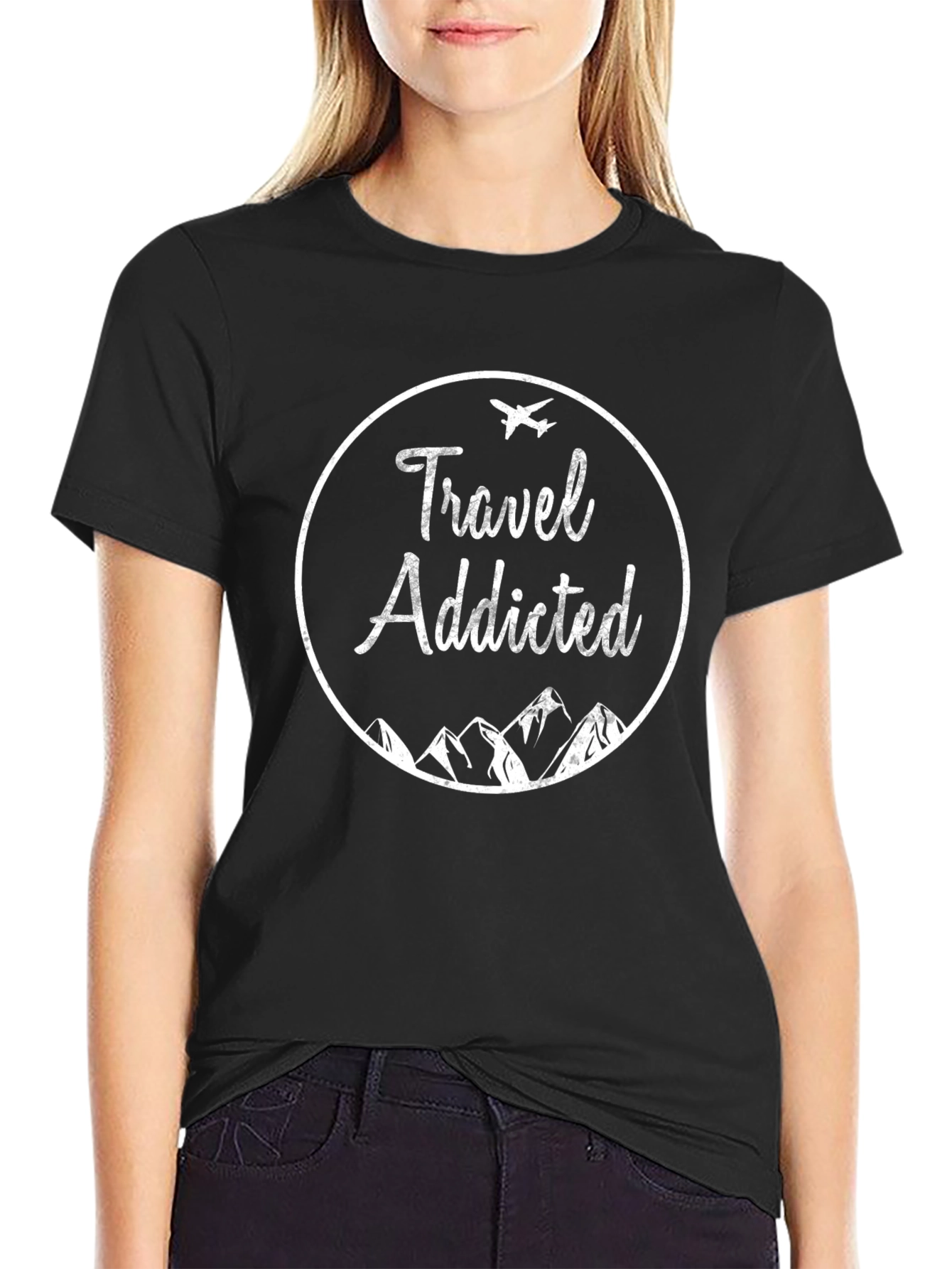 Travel Addicted Graphic T-Shirt for Adventurers