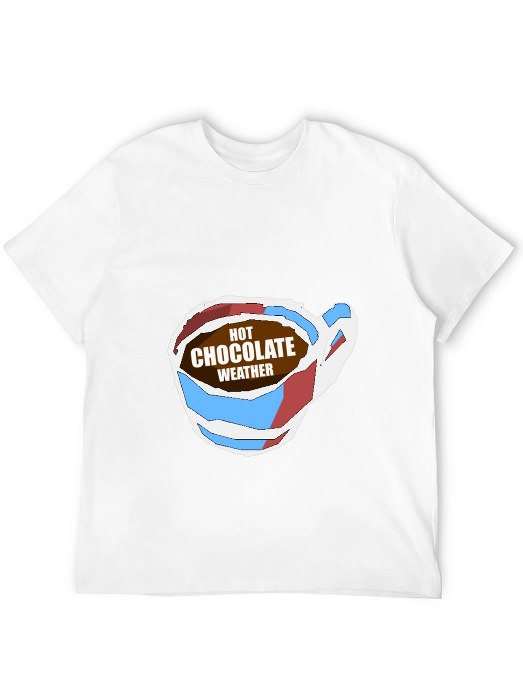 Hot Chocolate Weather Graphic Tee - Soft Black T-Shirt