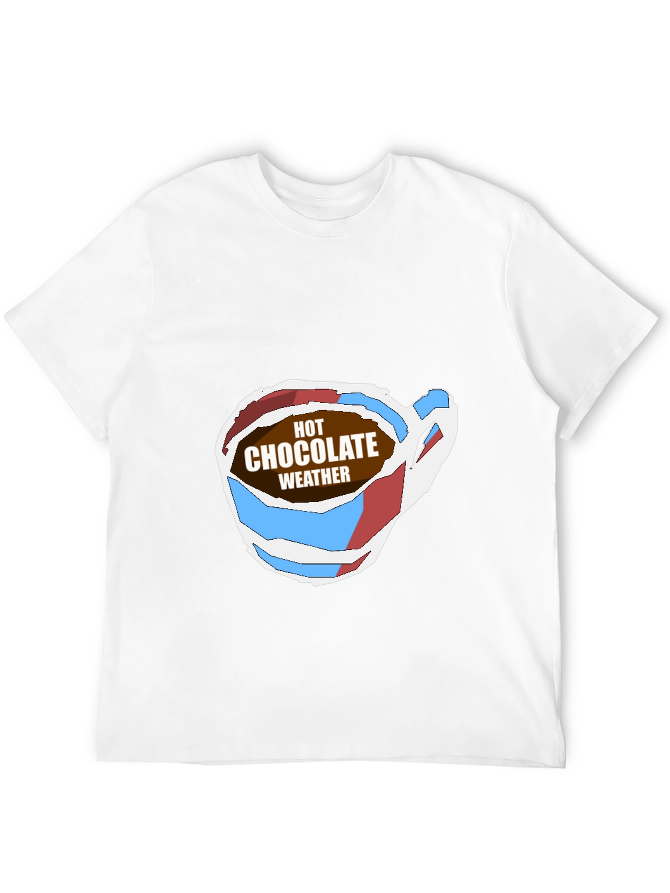 Hot Chocolate Weather Graphic Tee - Soft Black T-Shirt