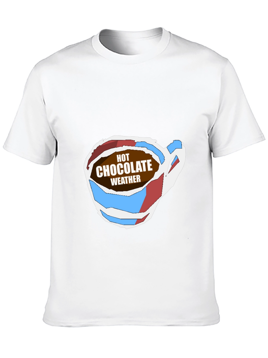 Hot Chocolate Weather Graphic Tee - Soft Black T-Shirt