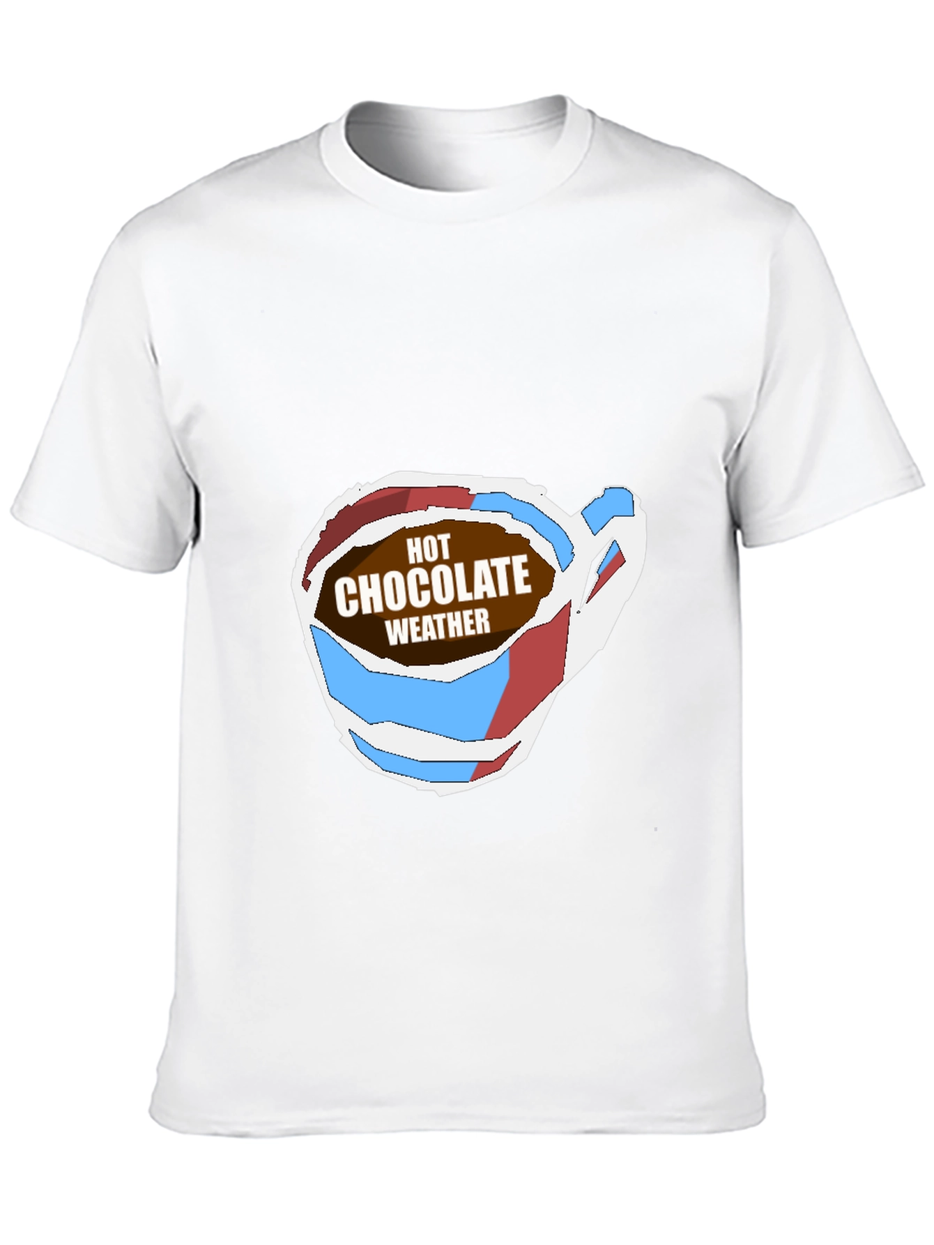 Hot Chocolate Weather Graphic Tee - Soft Black T-Shirt