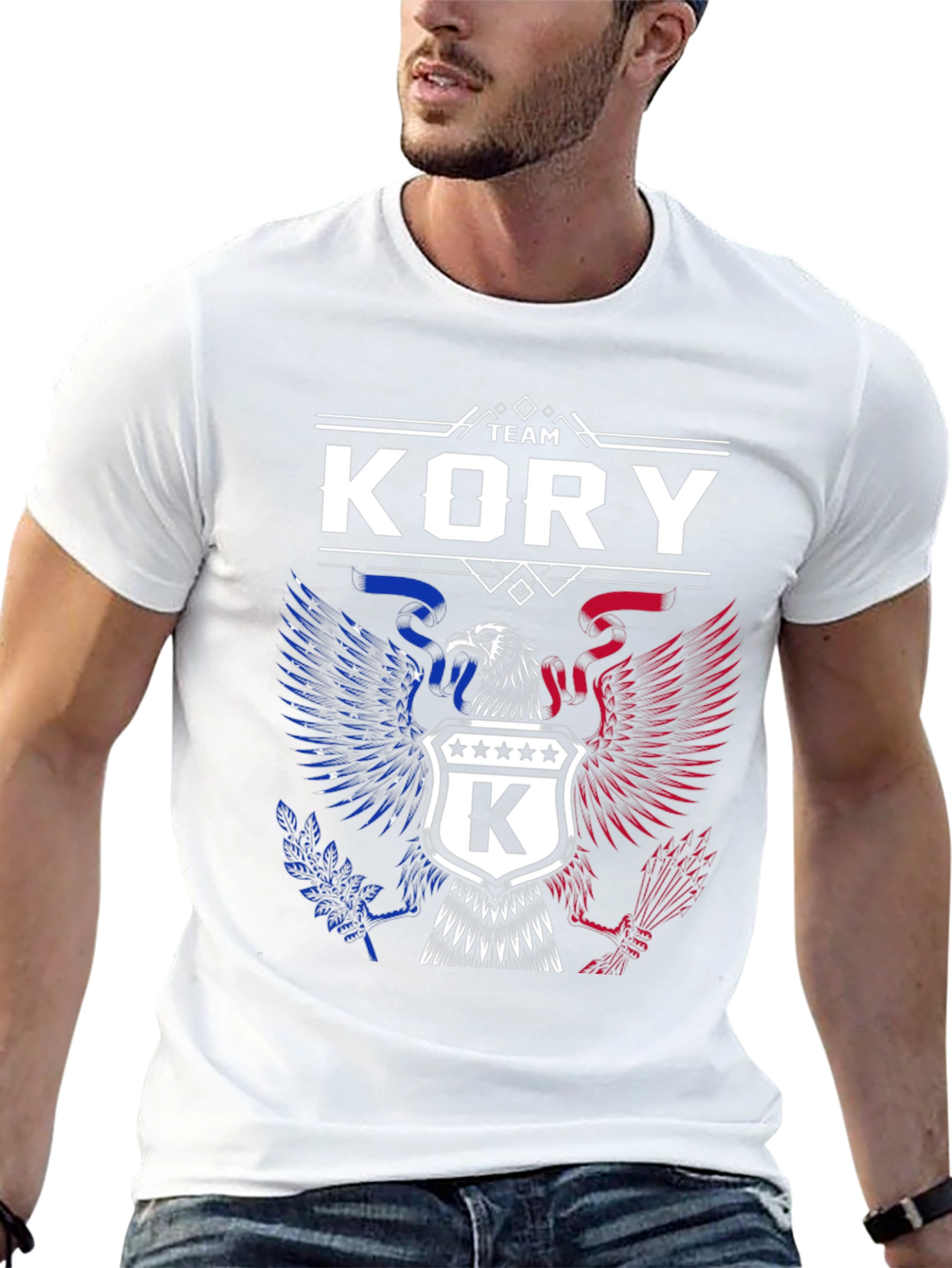 Team Kory Patriotic Eagle Graphic T-Shirt