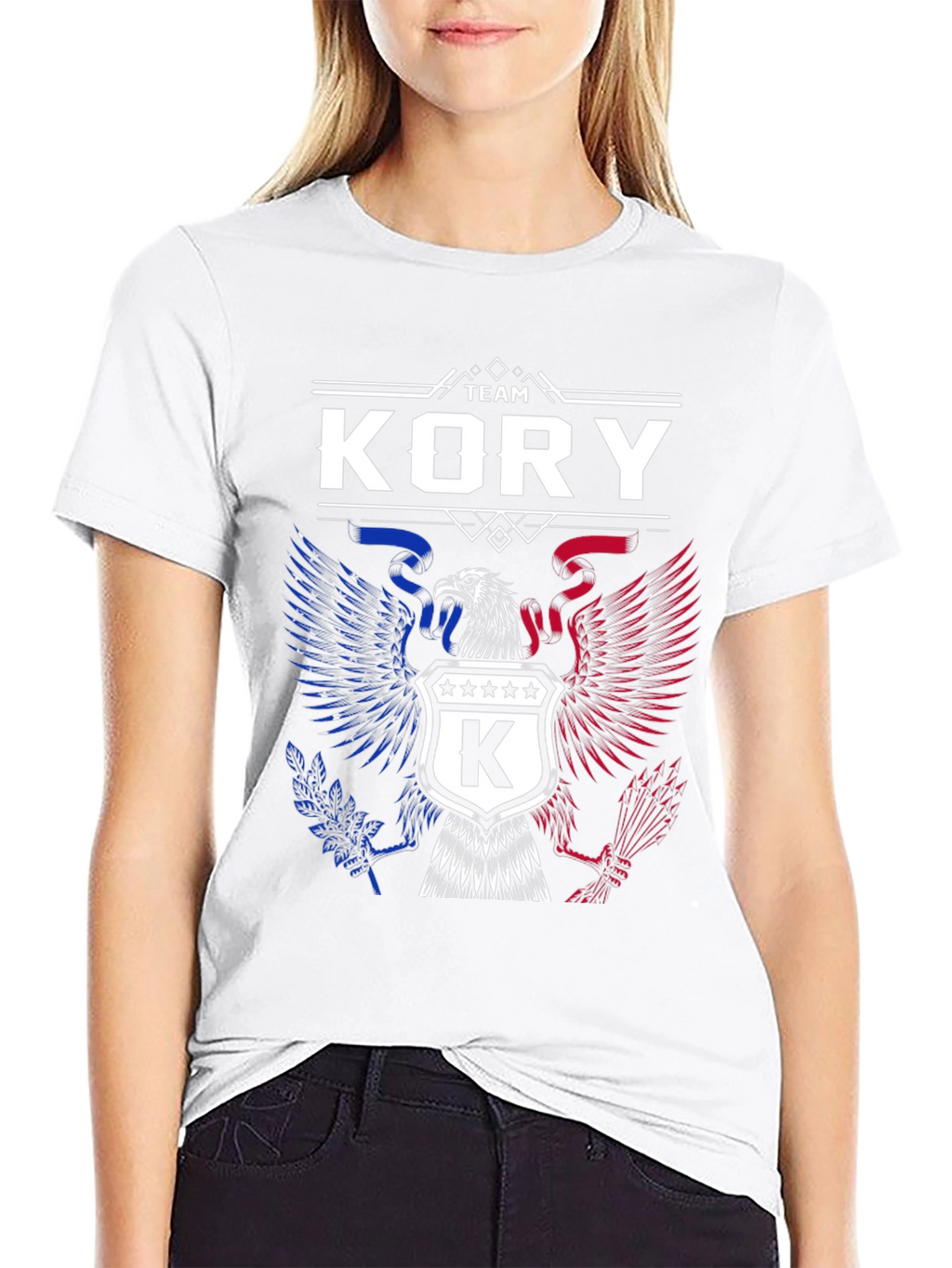 Team Kory Patriotic Eagle Graphic T-Shirt