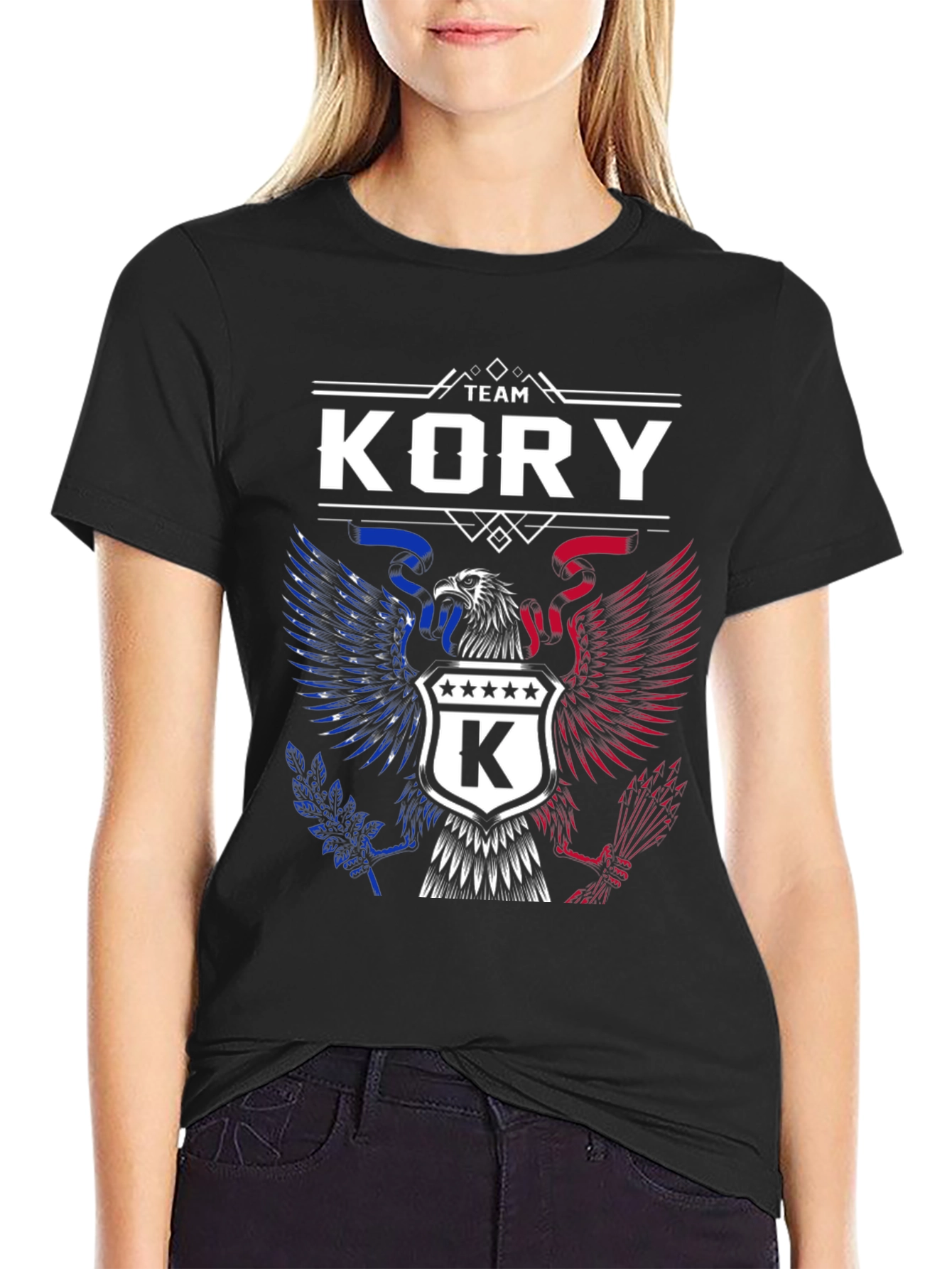 Team Kory Patriotic Eagle Graphic T-Shirt