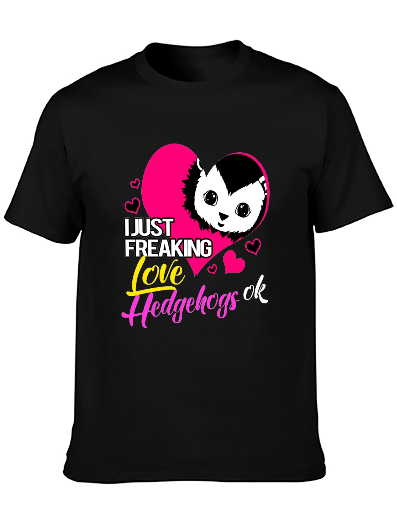 I Love Hedgehogs Graphic Tee