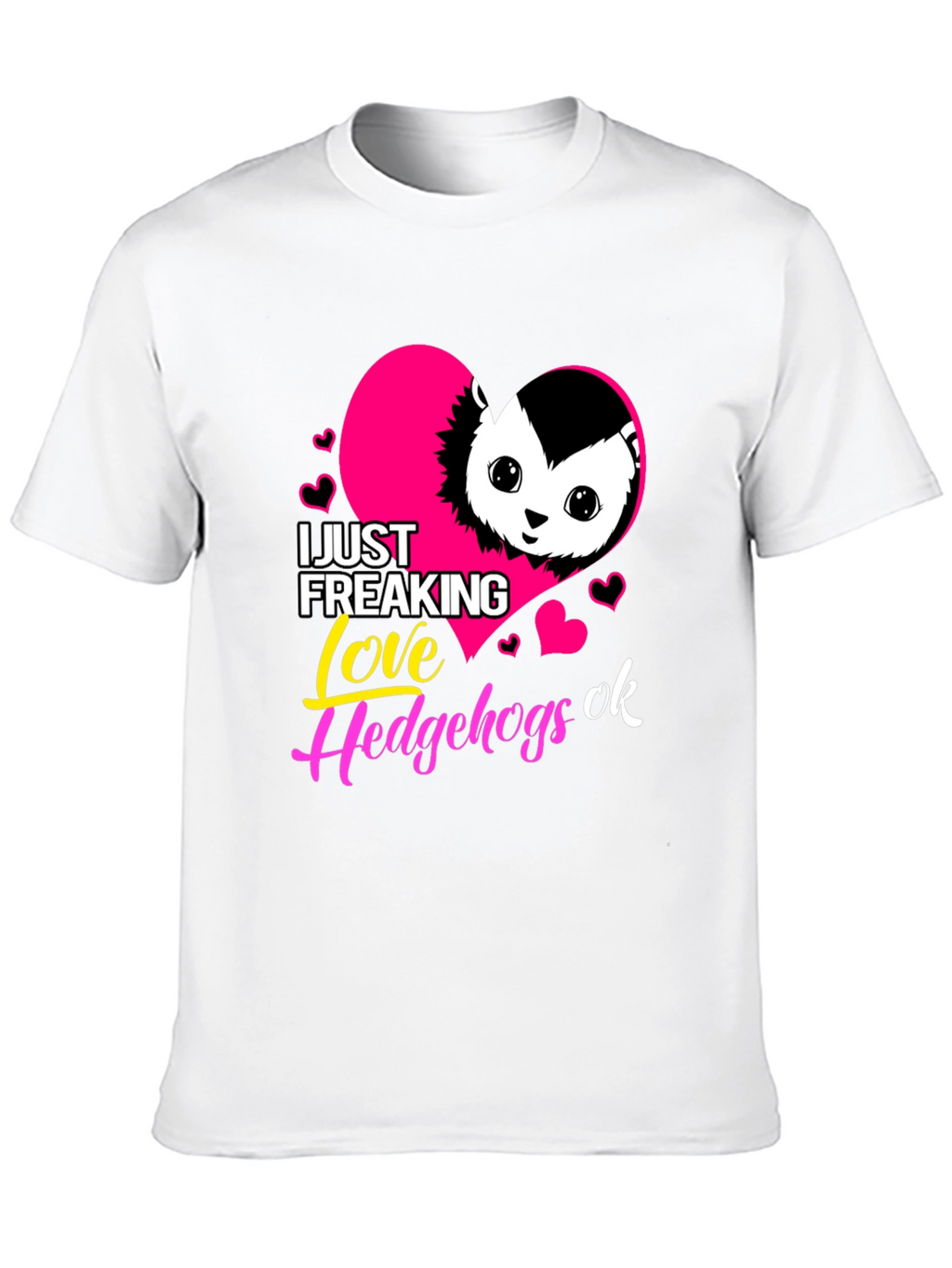 I Love Hedgehogs Graphic Tee