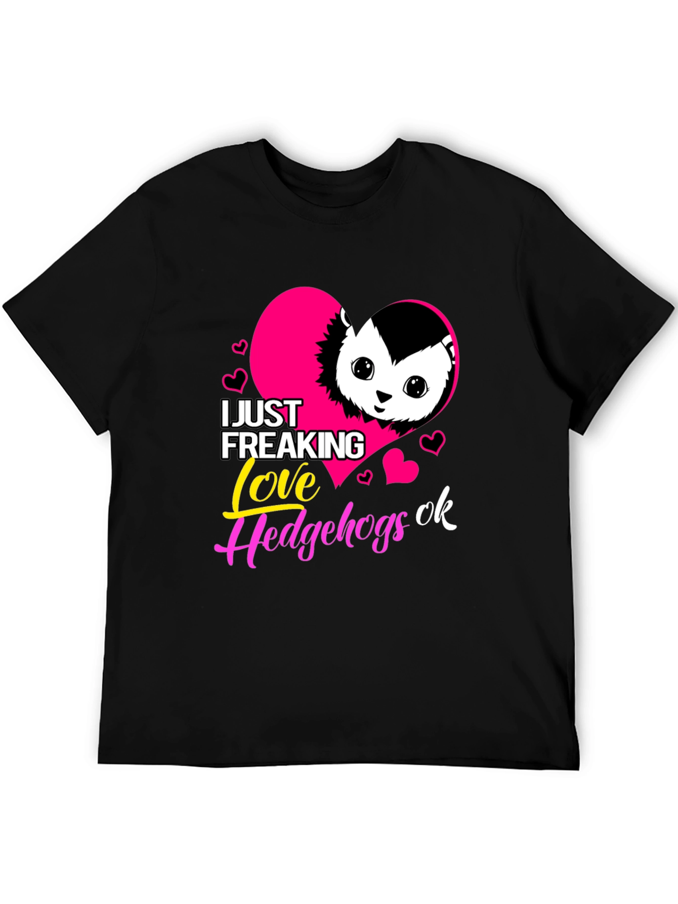 I Love Hedgehogs Graphic Tee