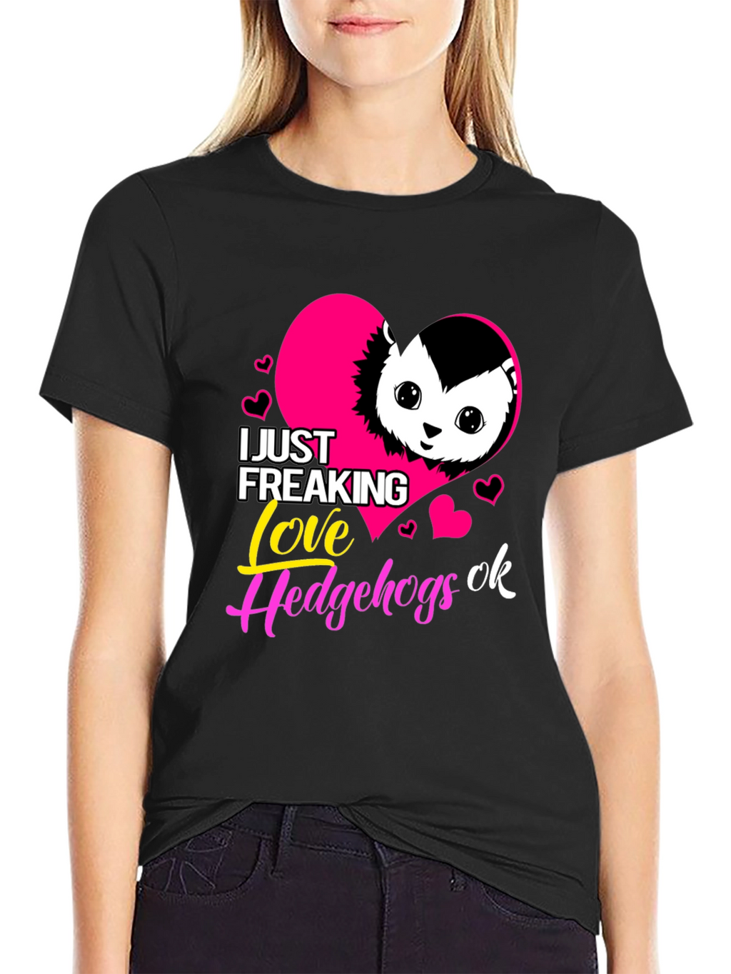 I Love Hedgehogs Graphic Tee