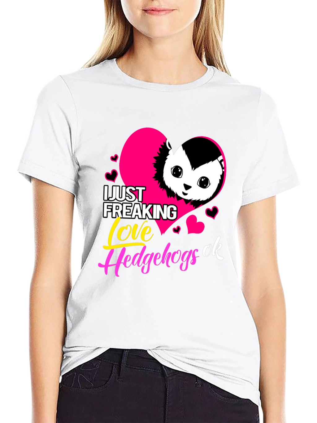I Love Hedgehogs Graphic Tee