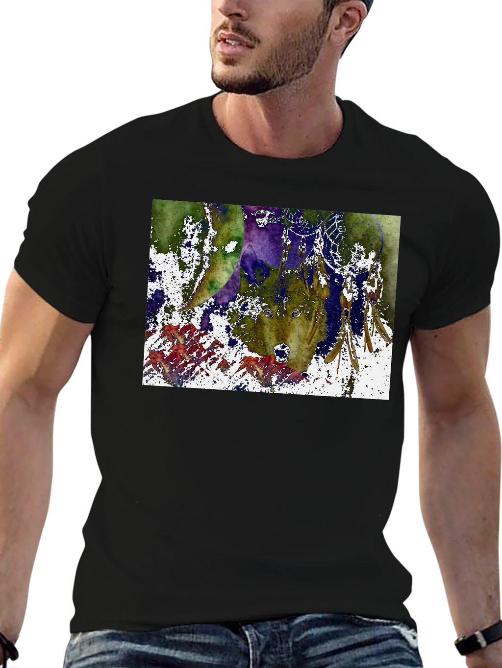 Wolf Dreamcatcher T-Shirt