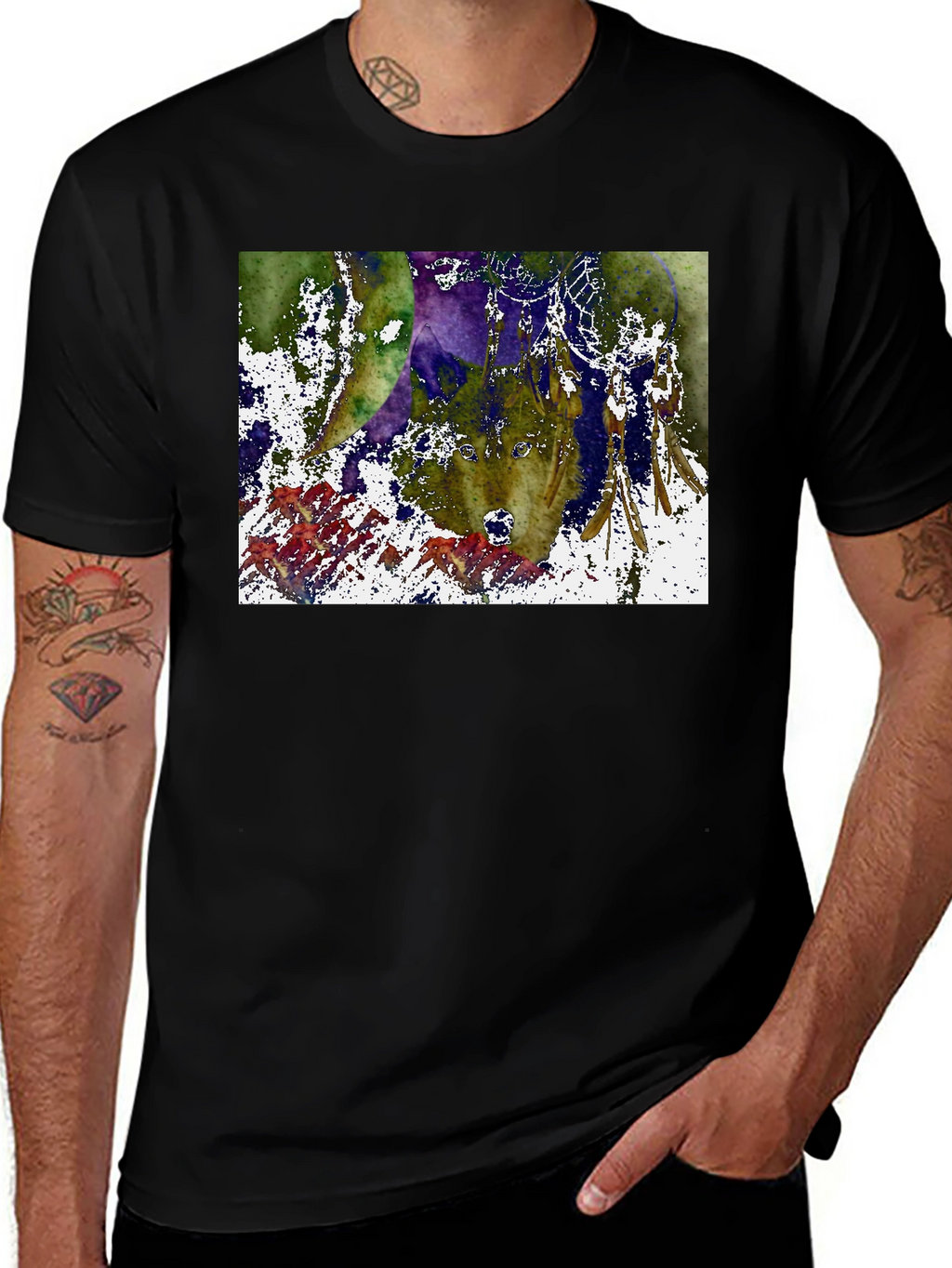 Wolf Dreamcatcher T-Shirt