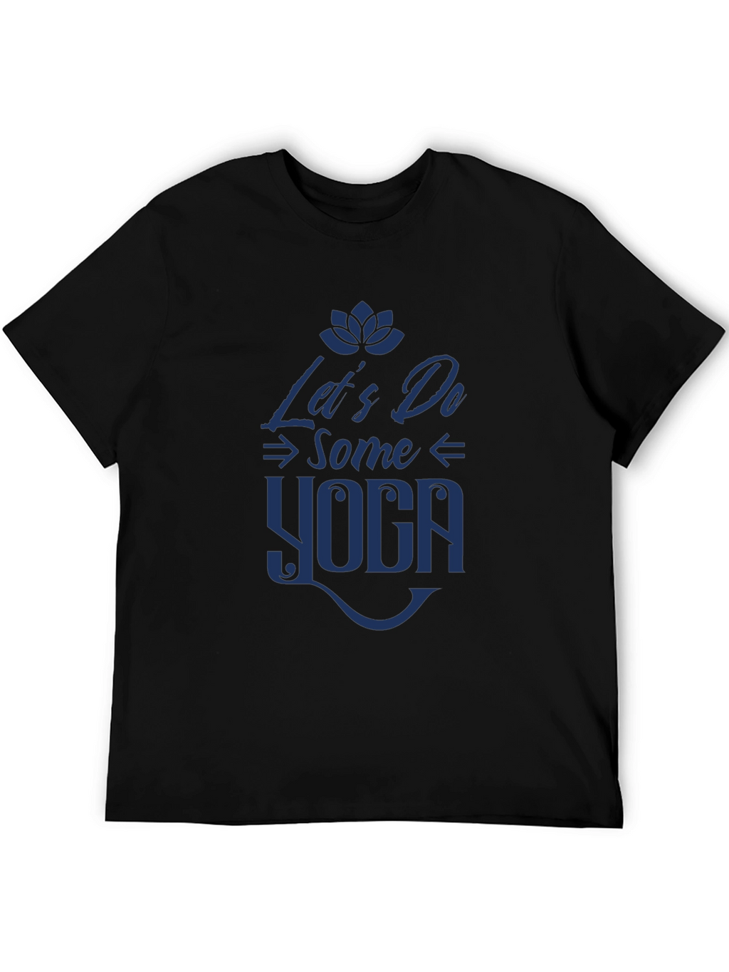 Lets Do Some Yoga Graphic Tee - Black