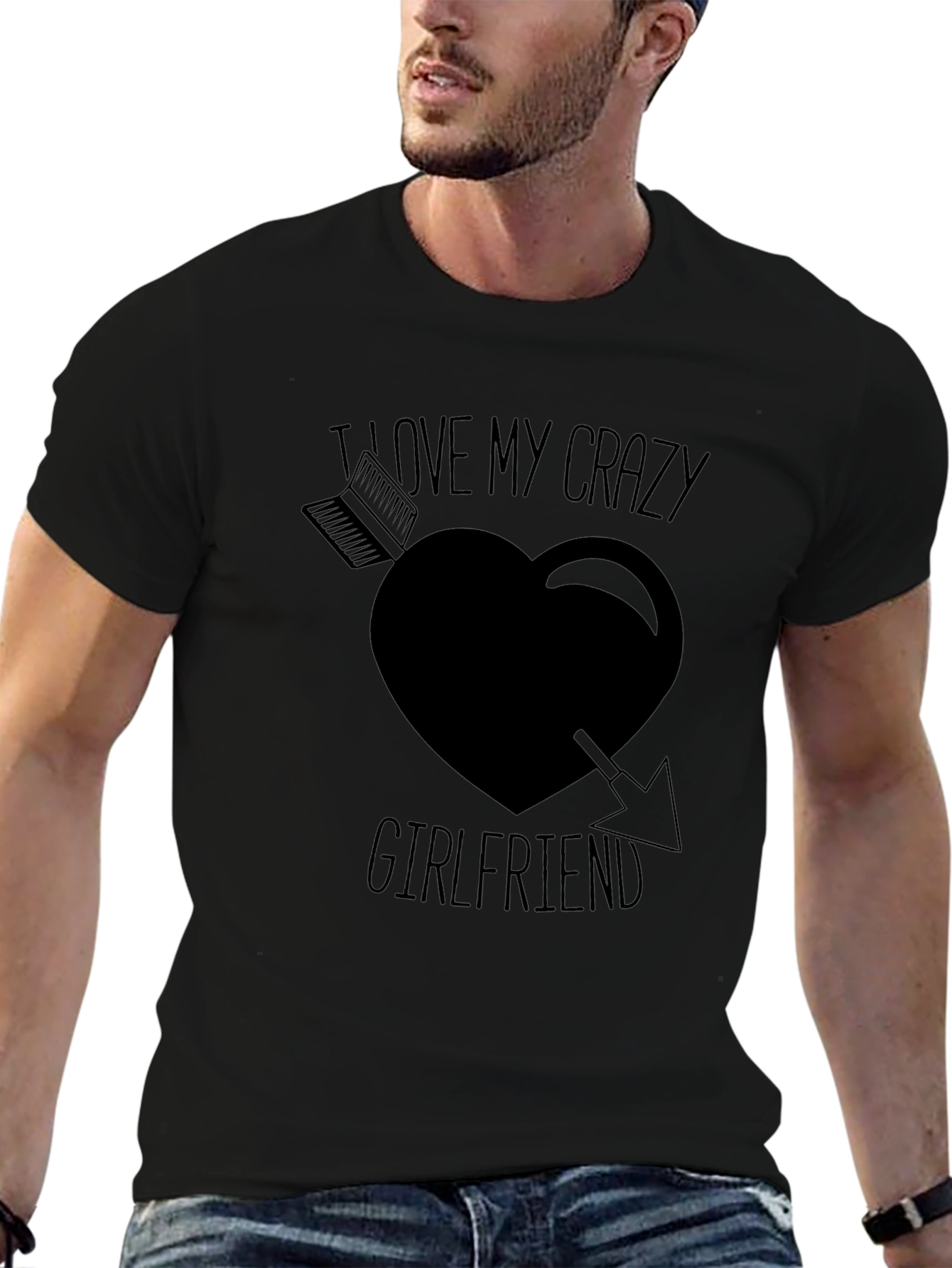 I Love My Crazy Girlfriend T-Shirt
