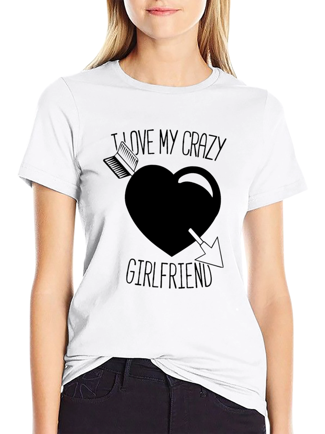 I Love My Crazy Girlfriend T-Shirt