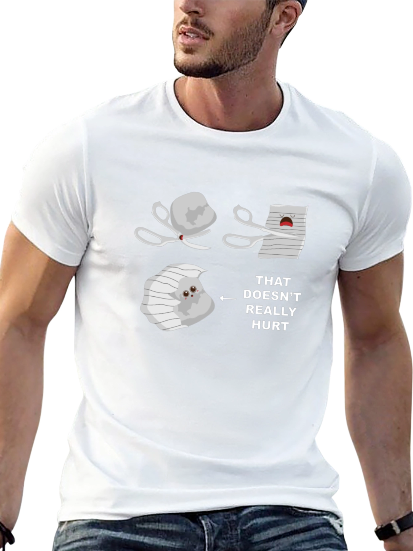Rock Paper Scissors T-Shirt - Funny Graphic Tee
