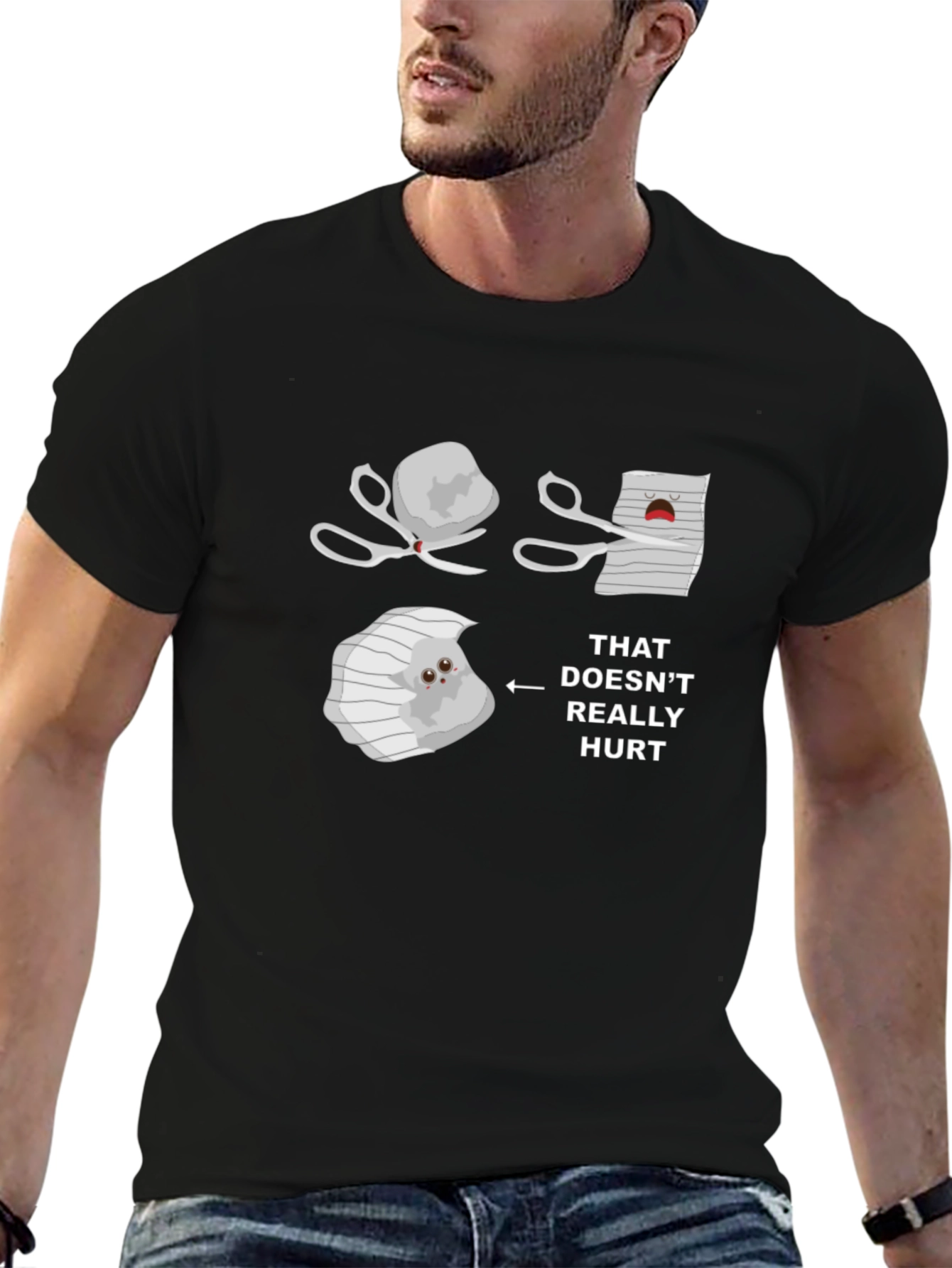 Rock Paper Scissors T-Shirt - Funny Graphic Tee