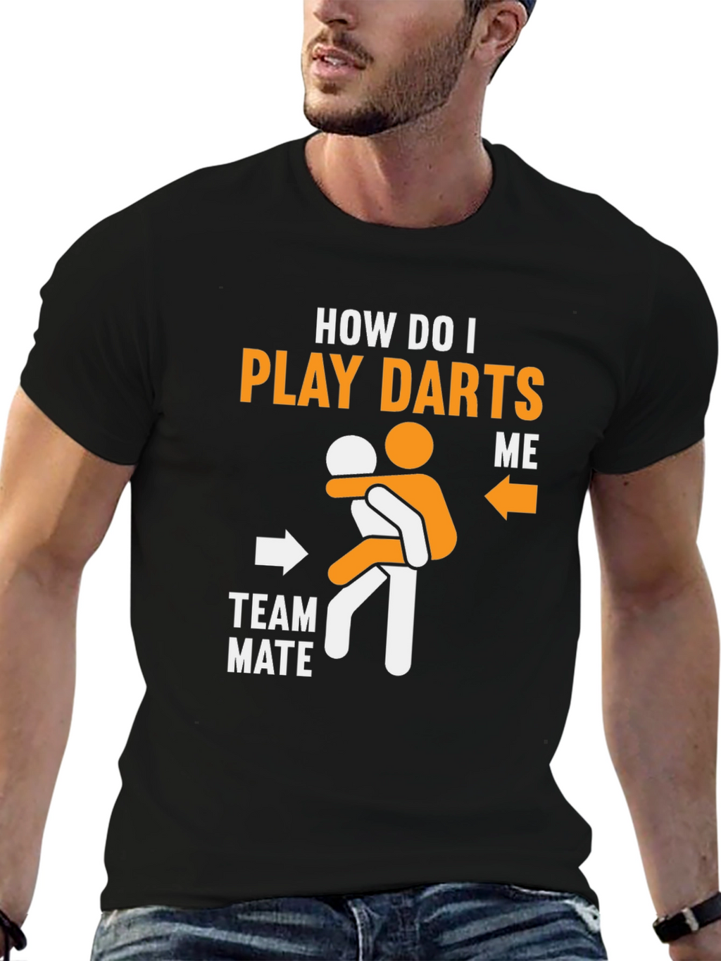 Funny Dart T-Shirt - How Do I Play Darts?