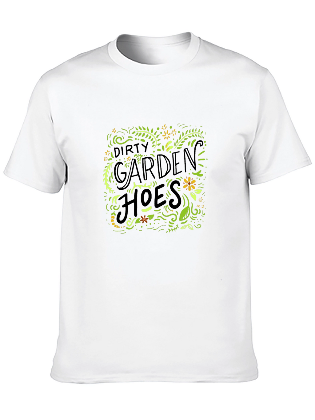 Dirty Garden Hoes Graphic Tee - Black Cotton T-Shirt