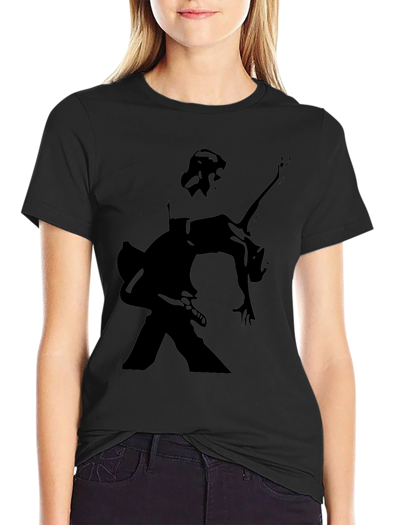 Silhouette Dance Black T-Shirt
