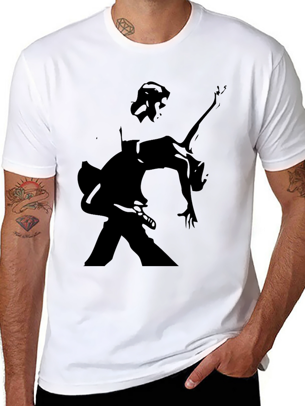 Silhouette Dance Black T-Shirt
