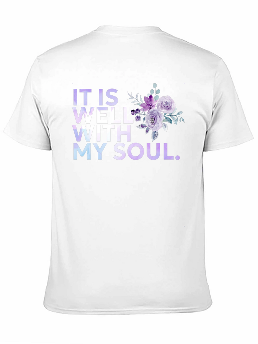 It Is Well With My Soul Floral T-Shirt