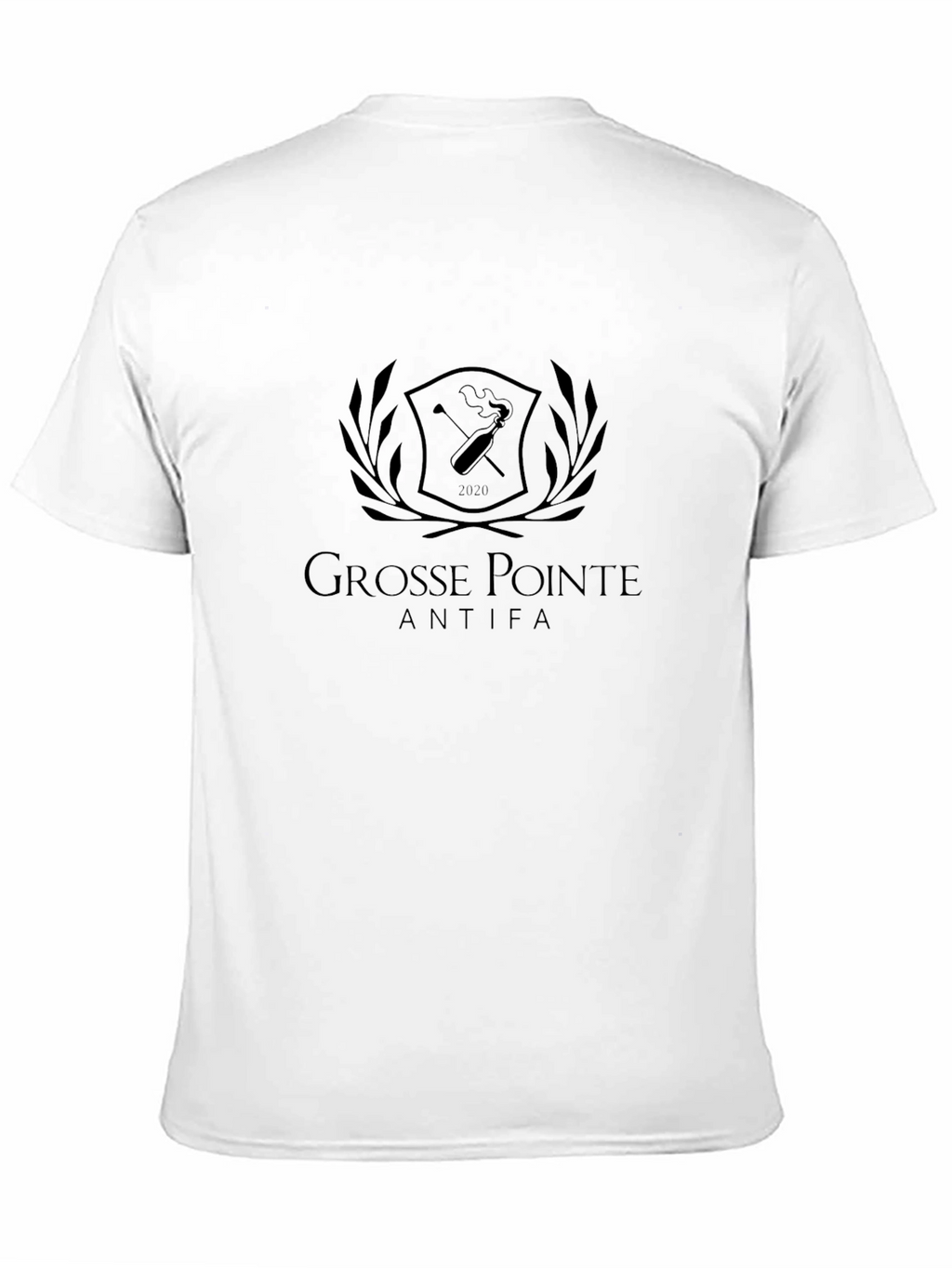 Grosse Pointe Antifa Black Graphic Tee
