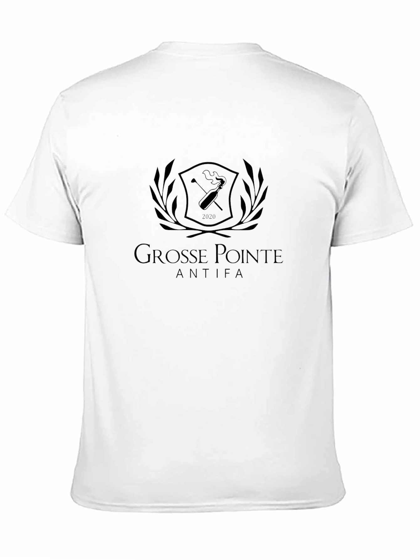 Grosse Pointe Antifa Black Graphic Tee